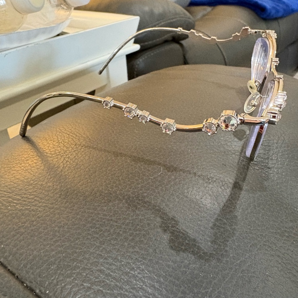 Swarovski Silver Crystal Embellished Glasses - Picture 5 of 5